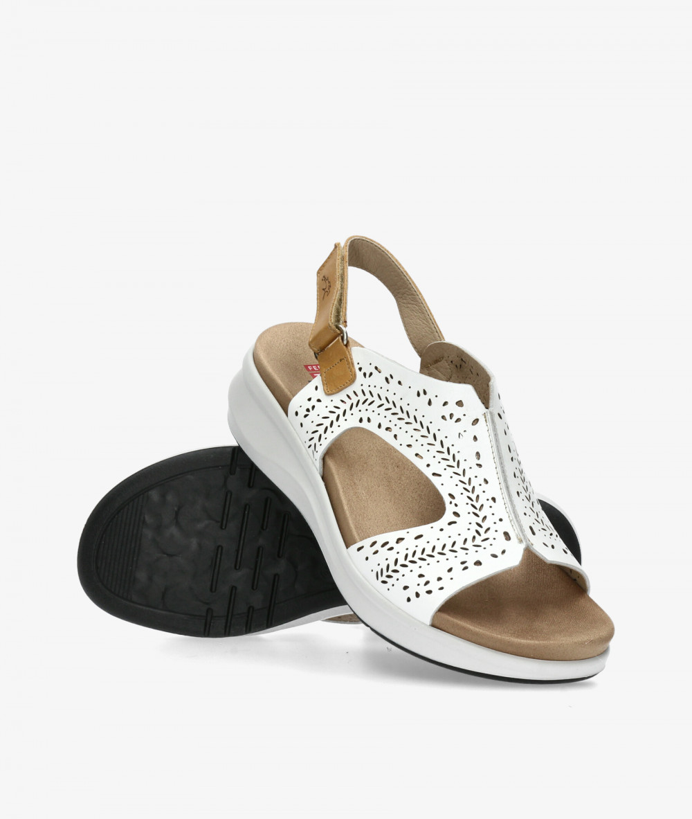 Sandalias Fluchos  F1481 en blanco
