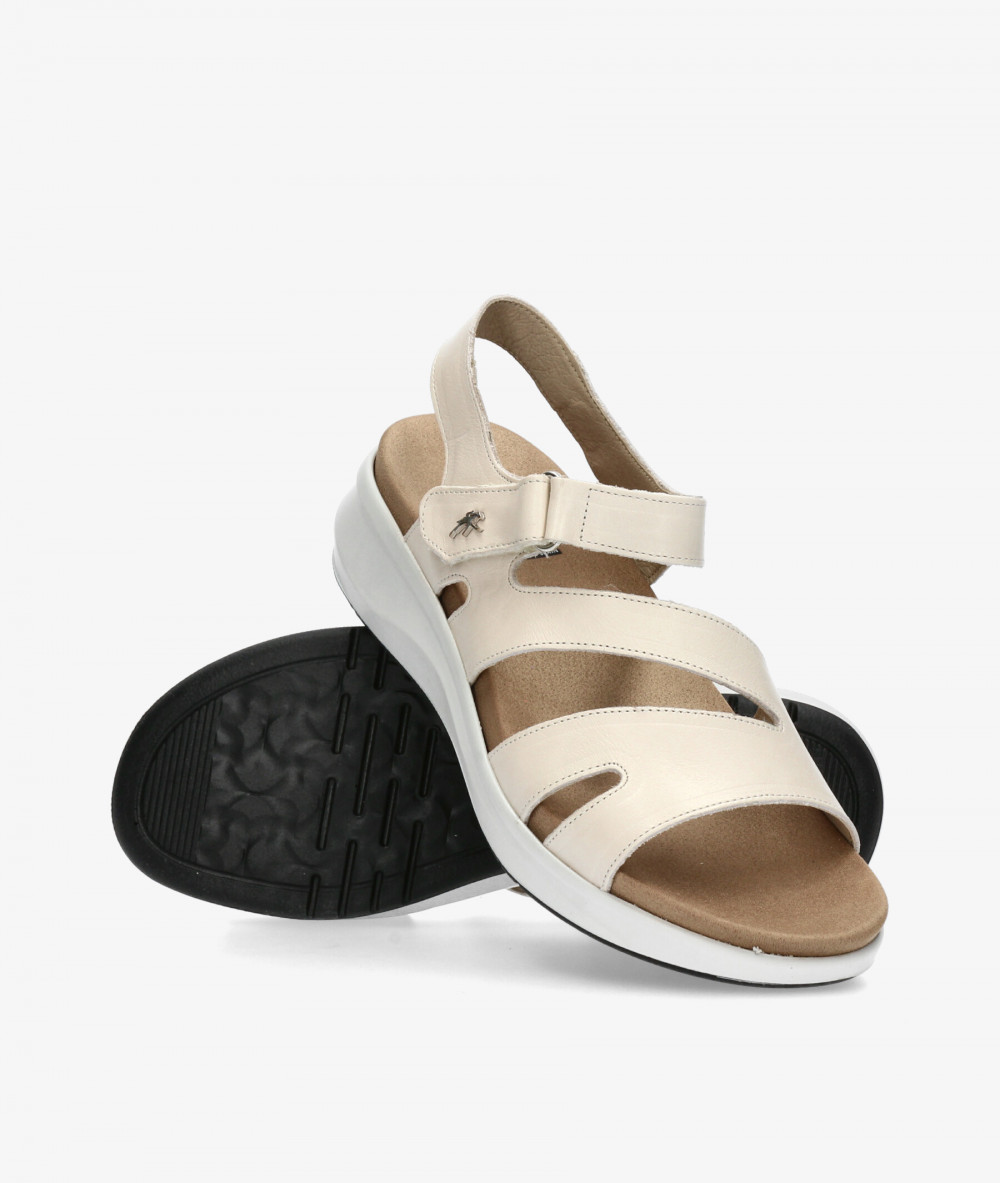 Sandalias Fluchos  F1478 en hueso