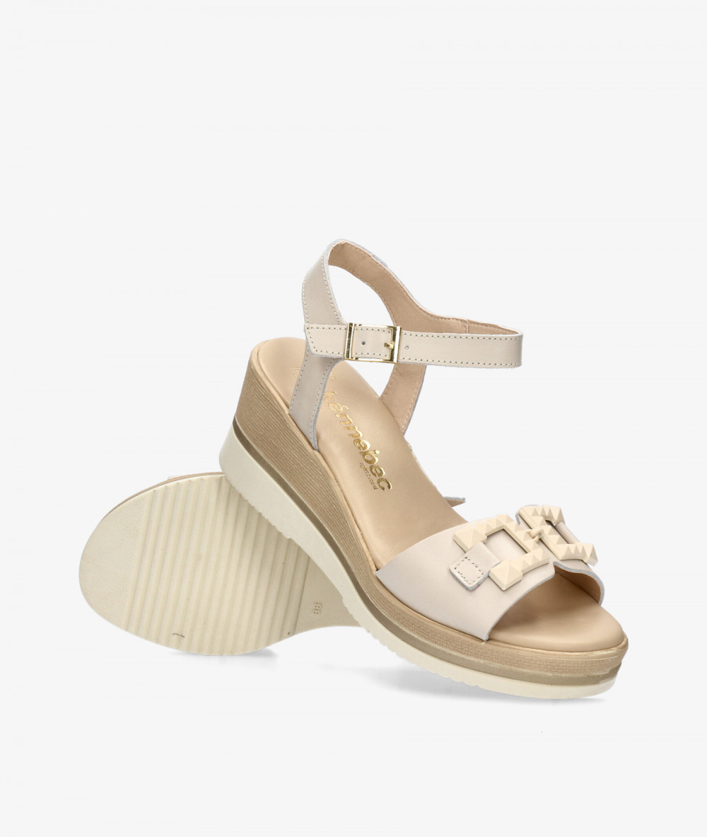 Sandalias Kénnebec  1008 en hueso