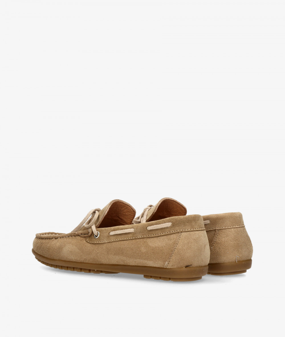 Mocasines pabloochoa.shoes 82167 en serraje taupe