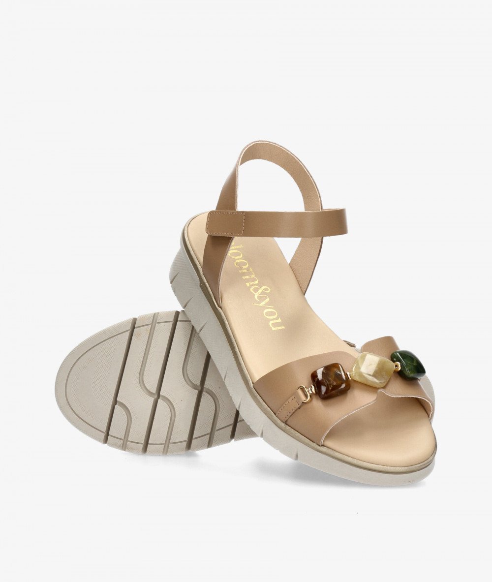 Sandalias bloom&you  1016 en camel