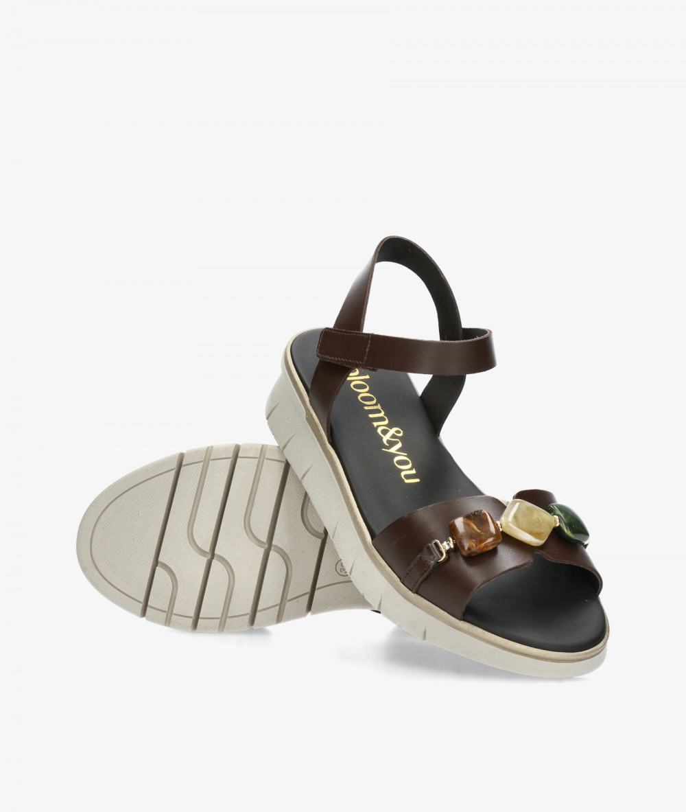 Sandalias bloom&you  1016 en marrón