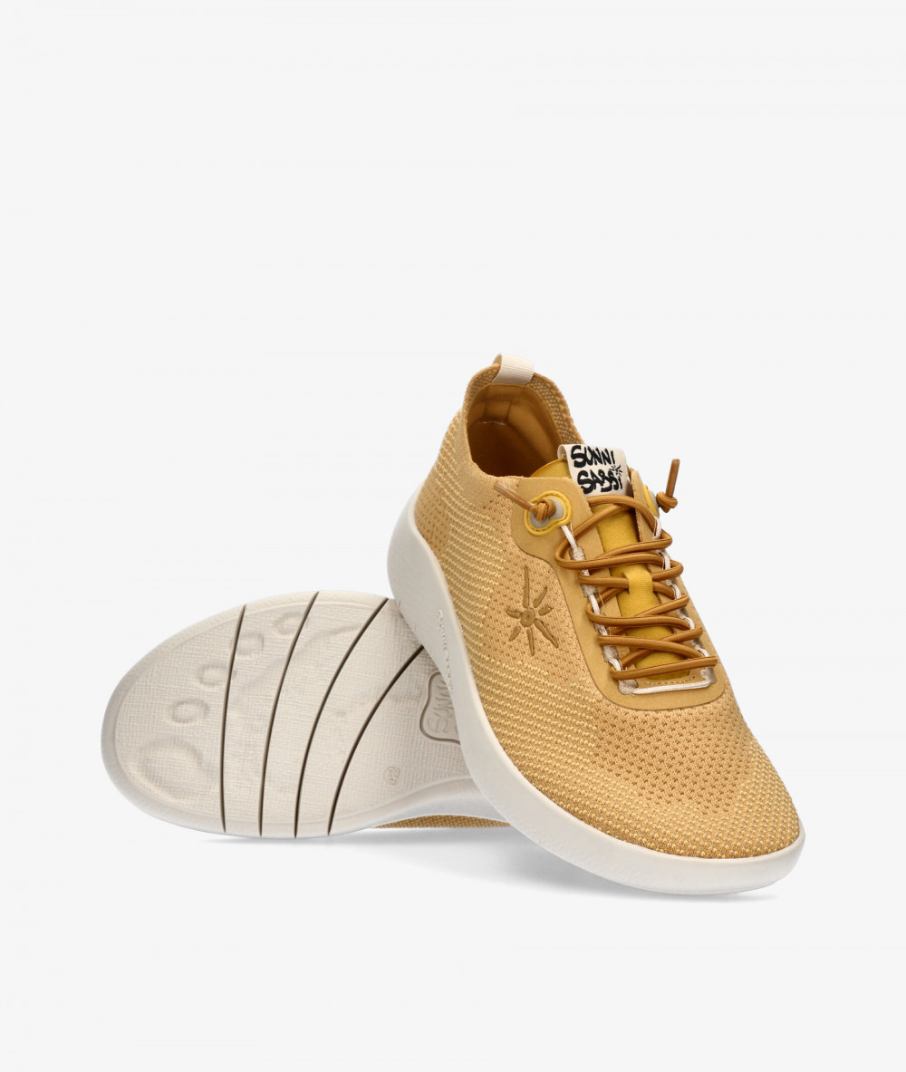 Zapatos casual Sunni Sabbi FLY-X en mostaza