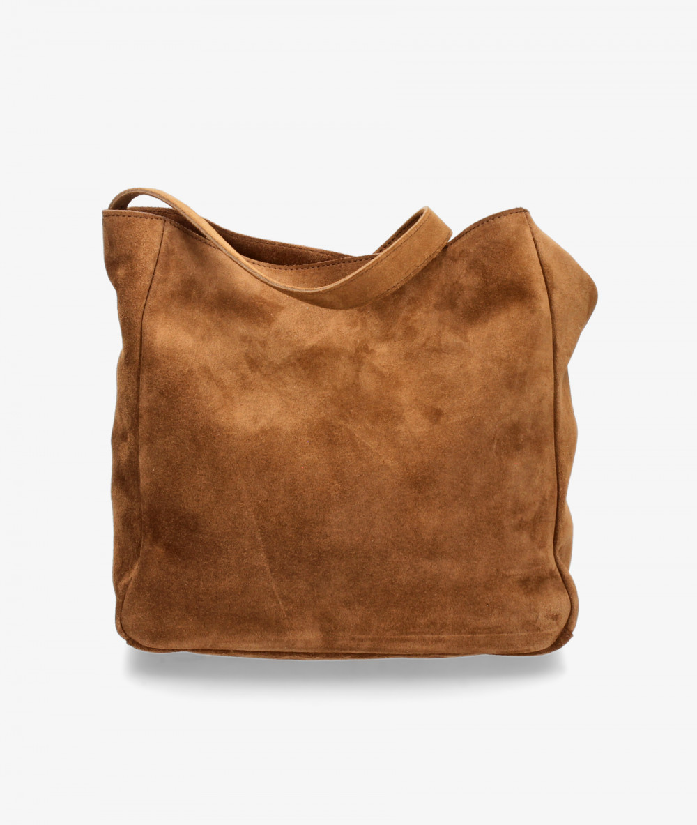 Bolso de piel bloom&you TEXAS en serraje cuero