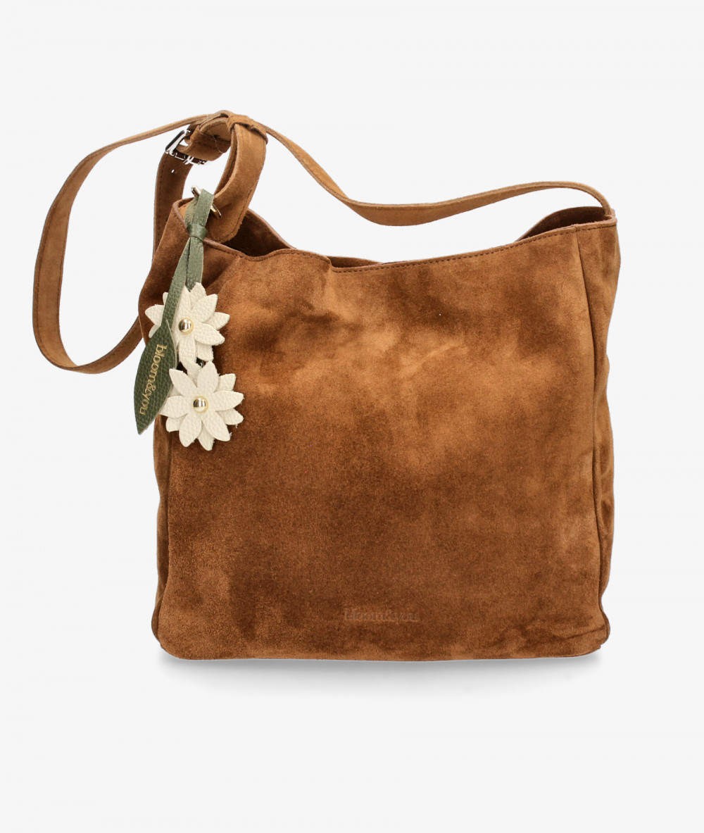 Bolso de piel bloom&you TEXAS en serraje cuero