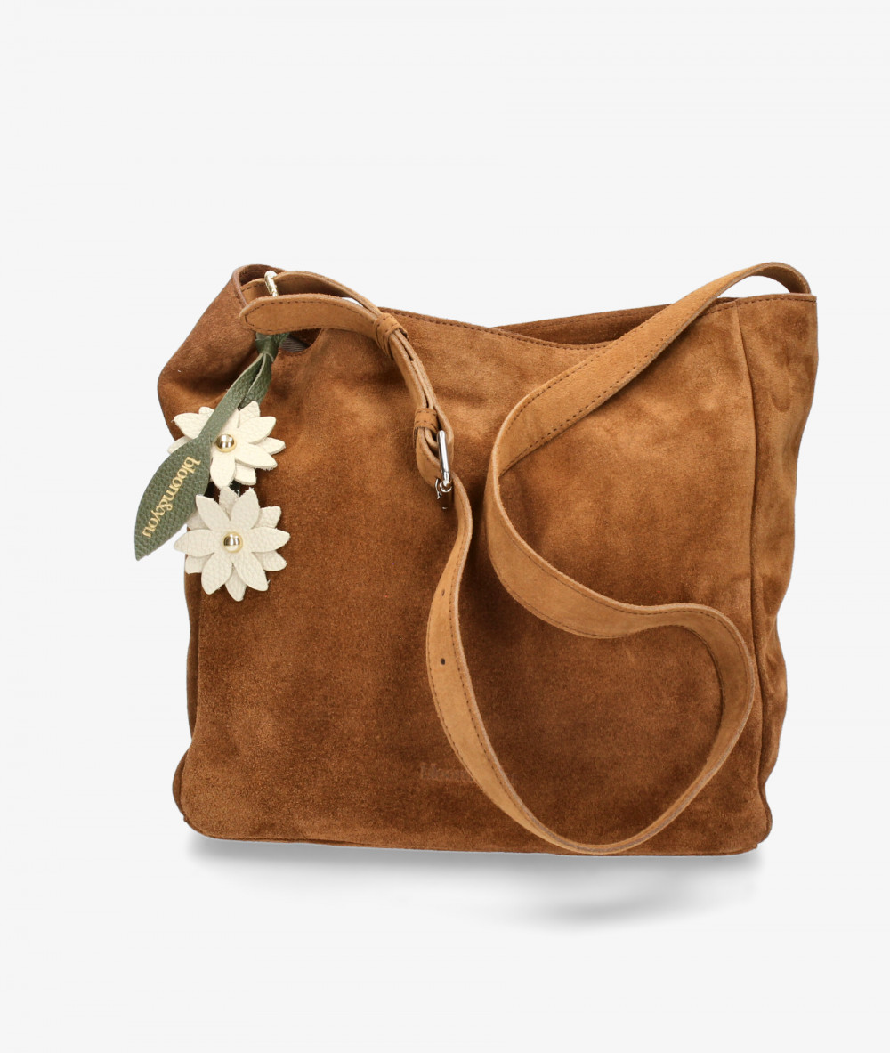 Bolso de piel bloom&you TEXAS en serraje cuero