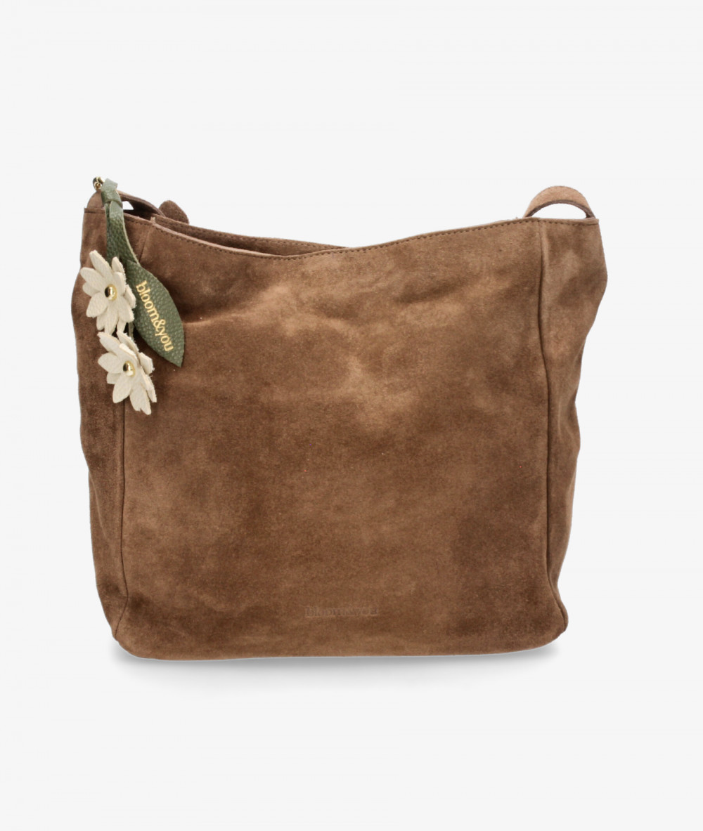 Bolso textil bloom&you TEXAS en serraje taupe