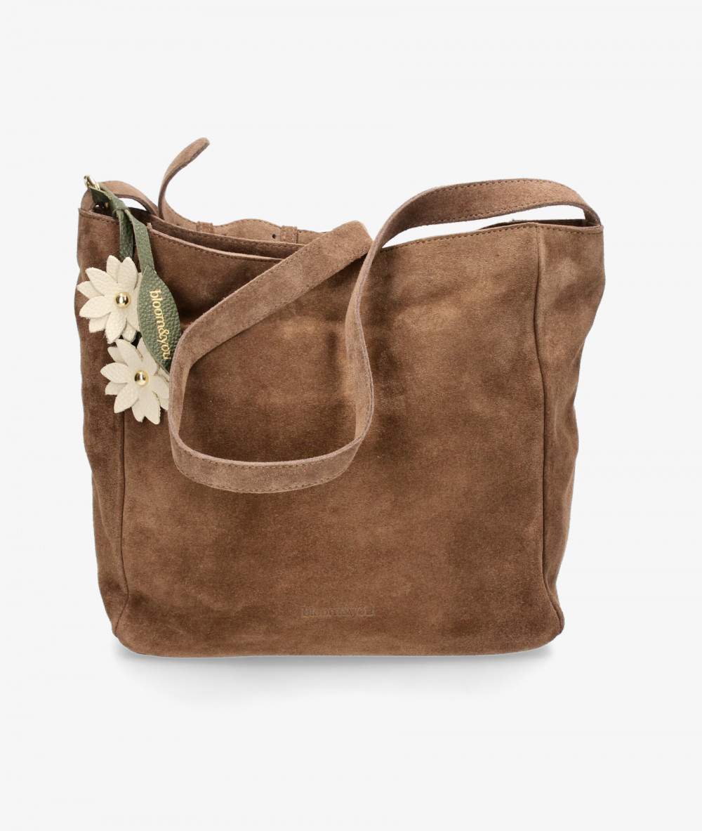 Bolso textil bloom&you TEXAS en serraje taupe