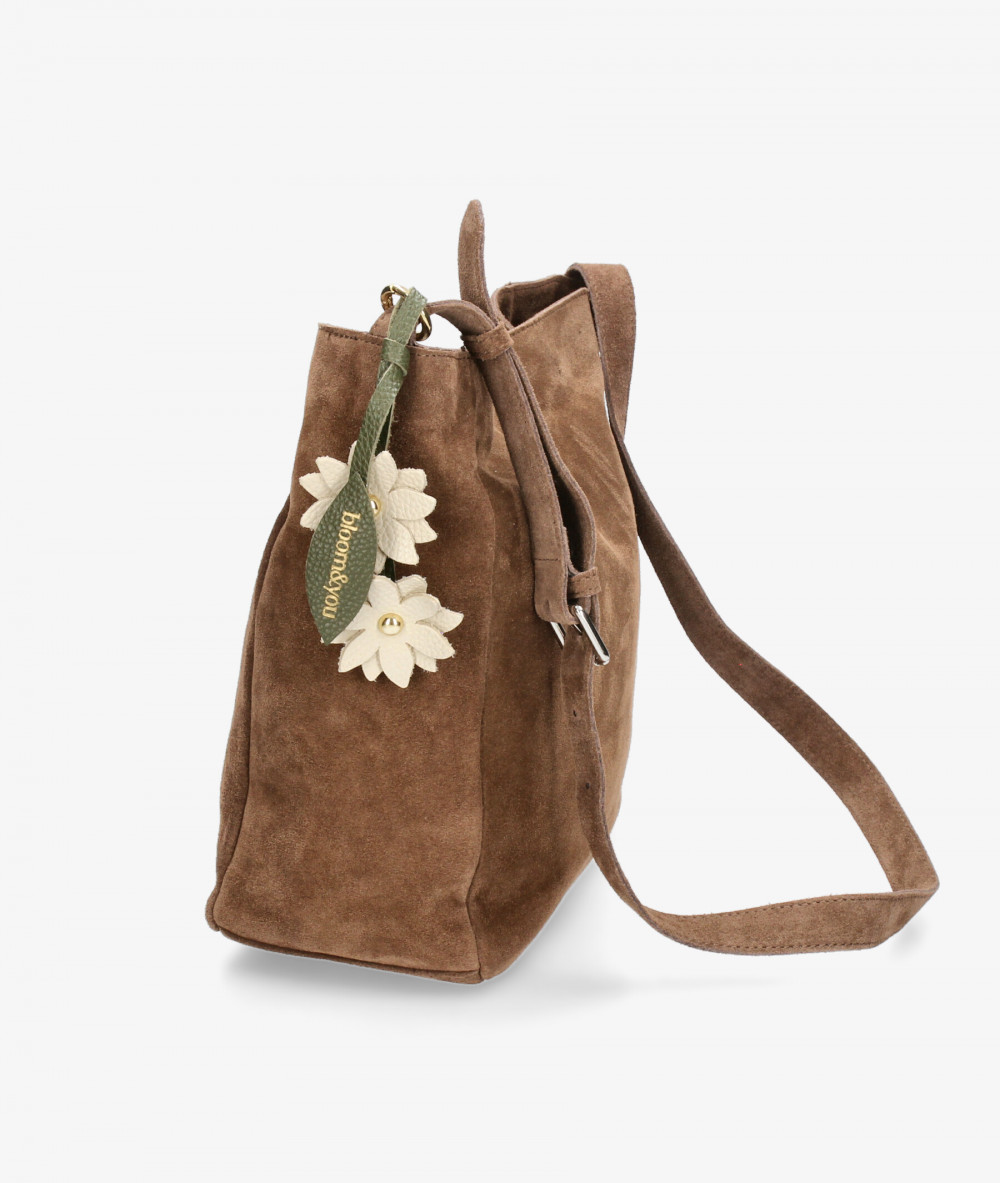 Bolso textil bloom&you TEXAS en serraje taupe