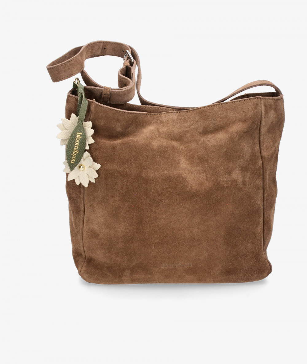 Bolso textil bloom&you TEXAS en serraje taupe