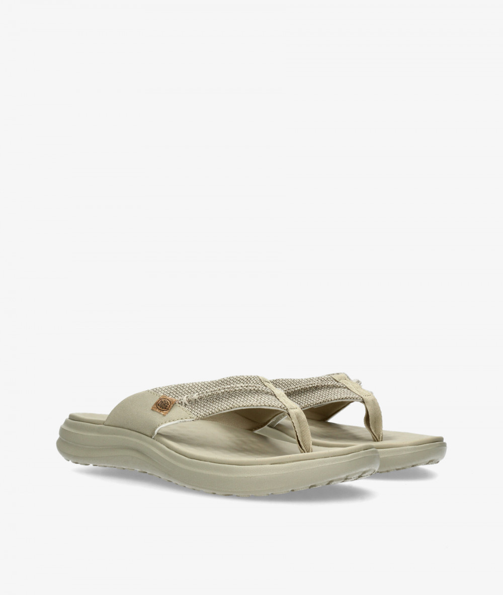 Sandalias Dude  FINN FLIP BRAIDED en beige