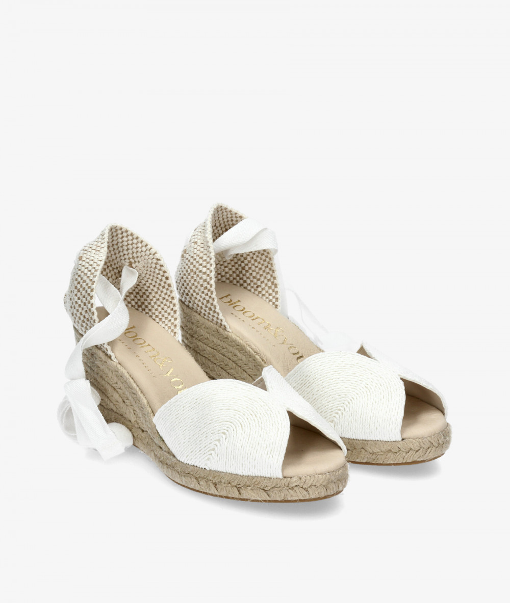 Alpargatas bloom&you  MAGNOLIA en blanco