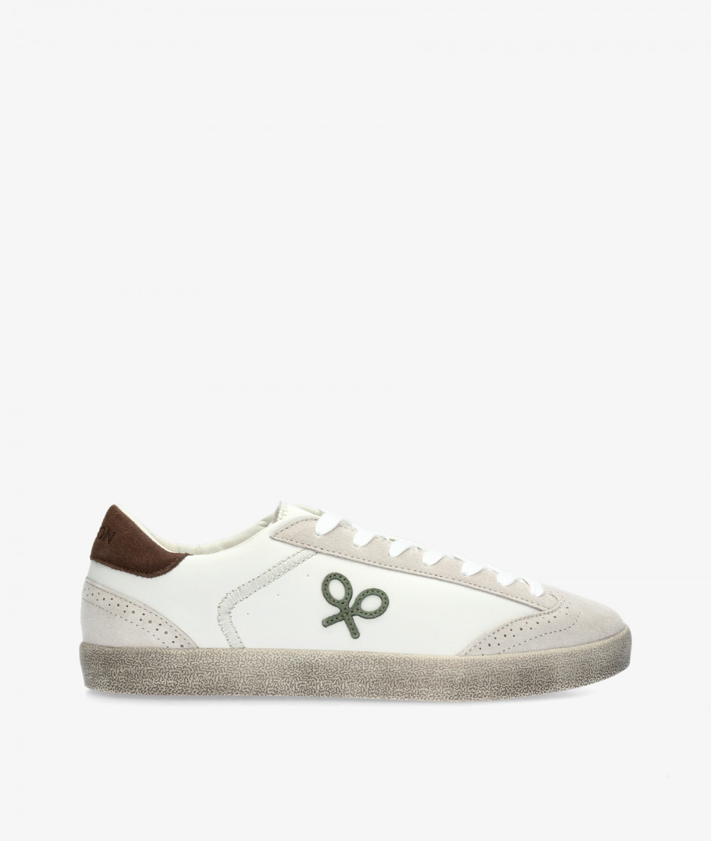 Deportivos Silbon  DESGASTADA en blanco