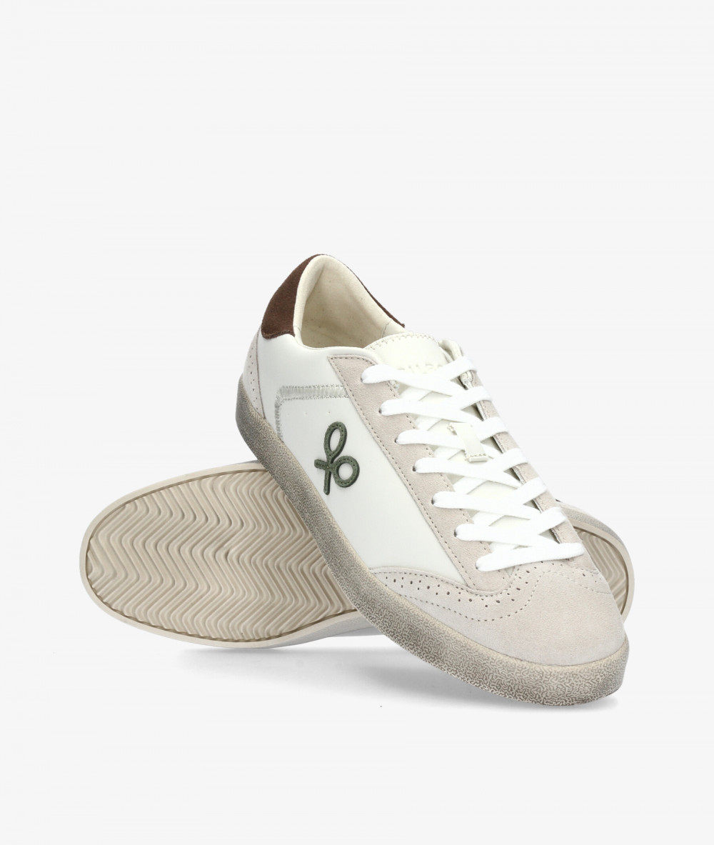 Deportivos Silbon  DESGASTADA en blanco