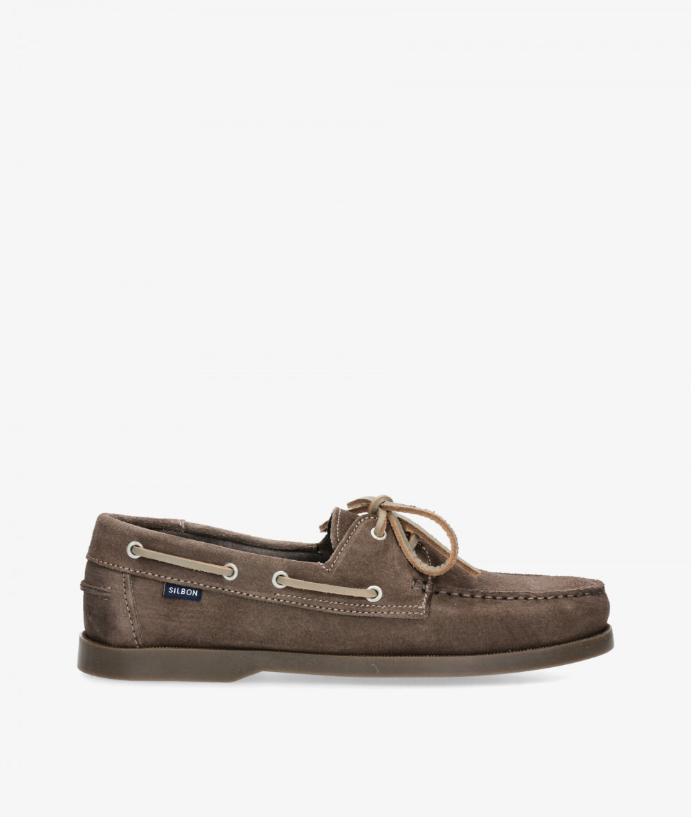 Naúticos Silbon SPORT NAUTICO en serraje taupe