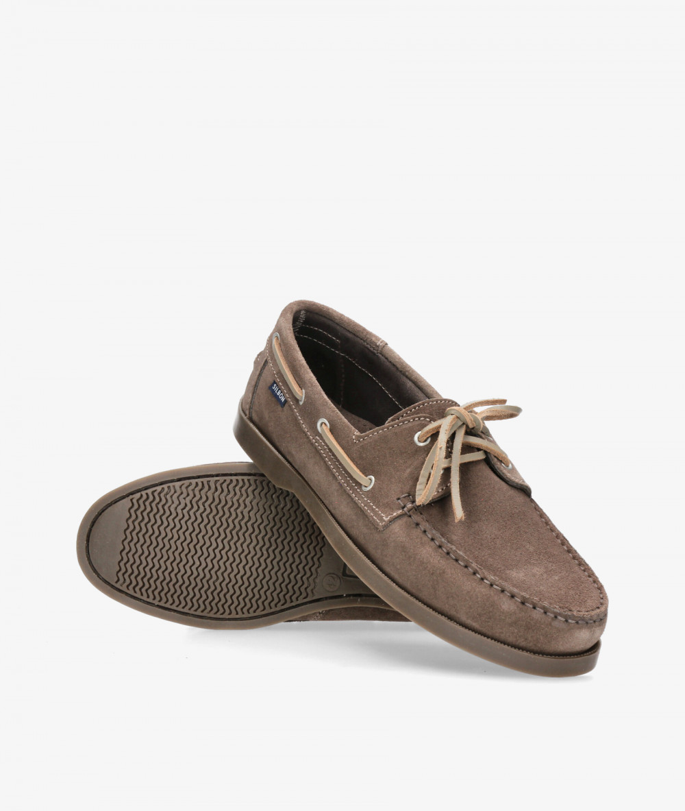 Naúticos Silbon SPORT NAUTICO en serraje taupe