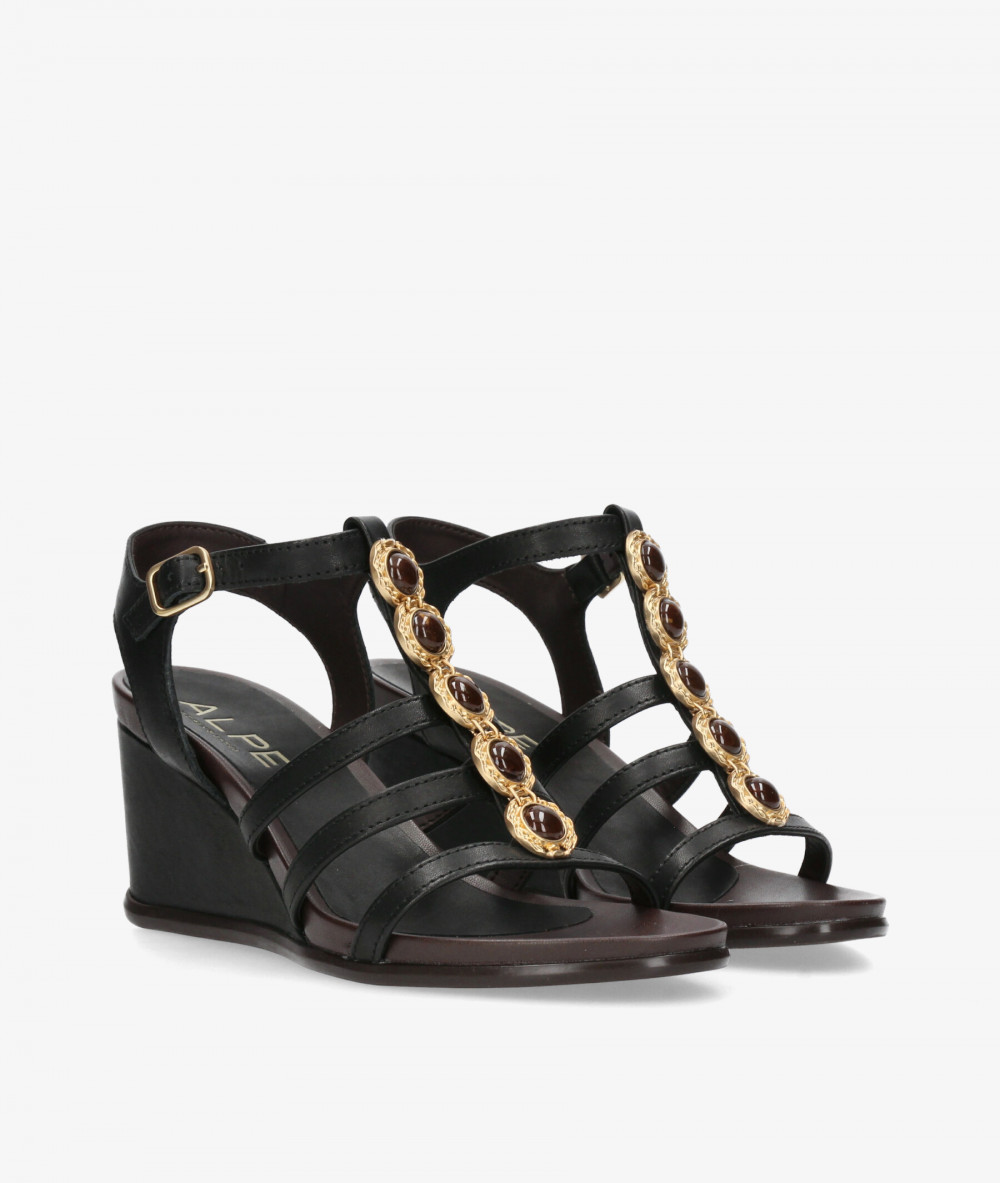 Sandalias Alpe  5615 en negro