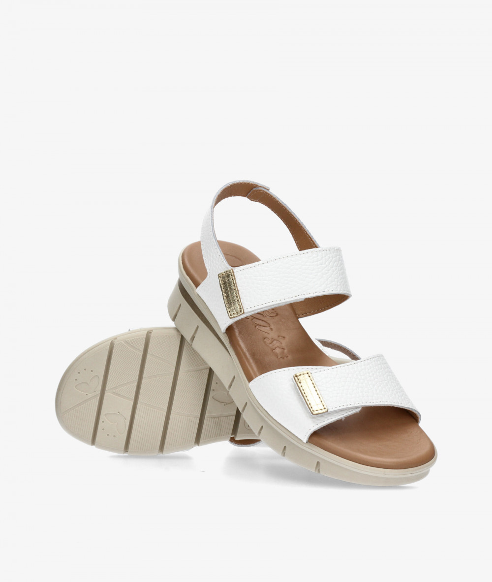 Sandalias Valeria´s  2606 en blanco