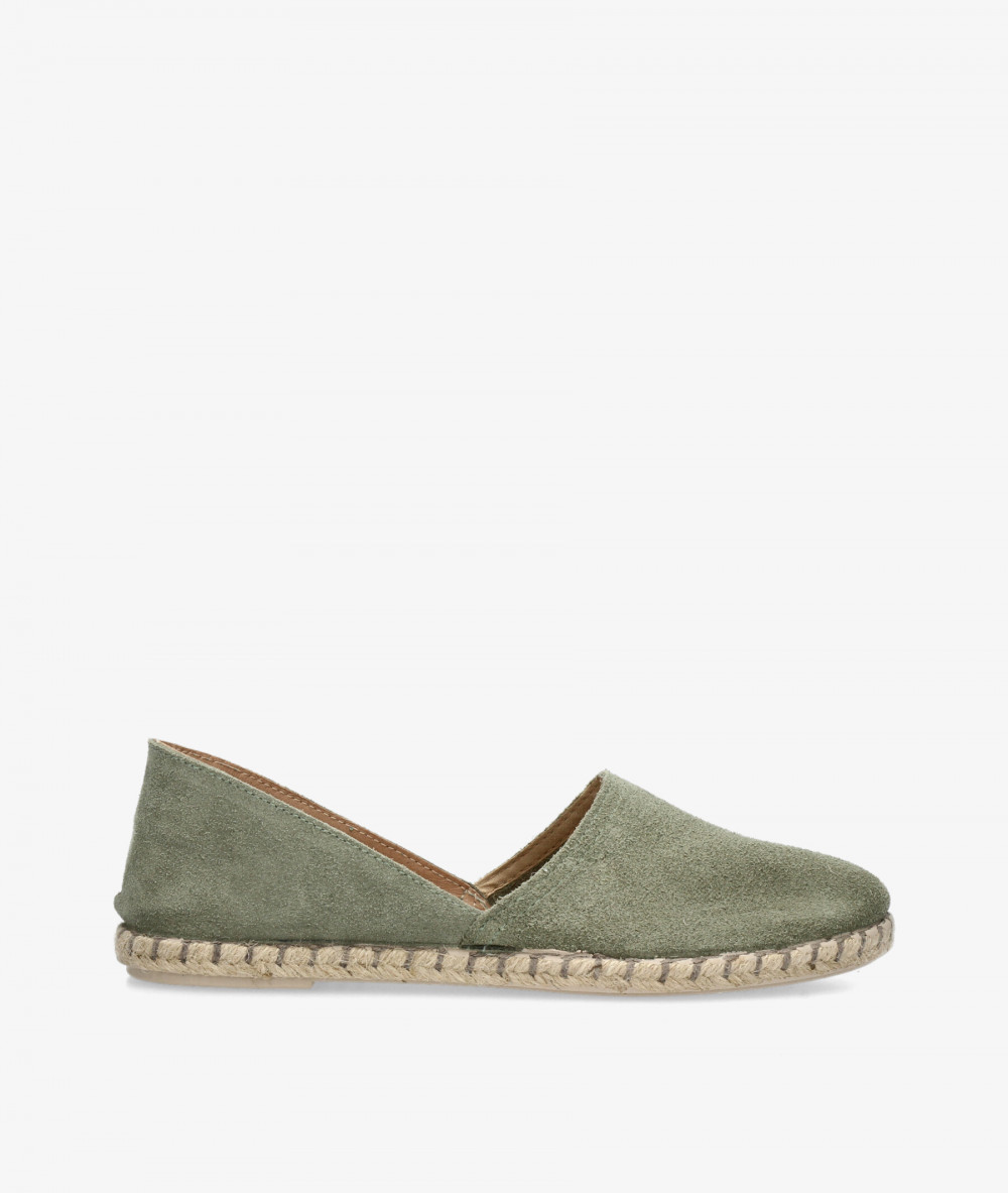 Alpargatas Myers  OC-9 en serraje kaki