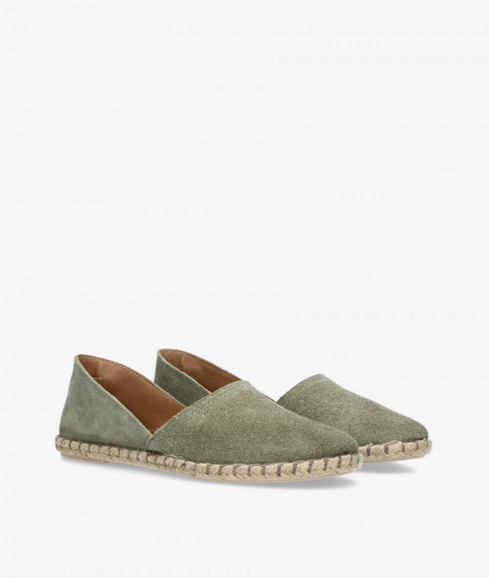 Alpargatas Myers  OC-9 en serraje kaki