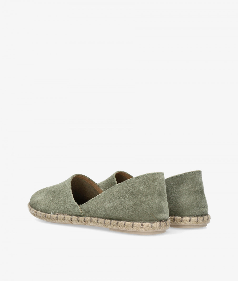 Alpargatas Myers  OC-9 en serraje kaki