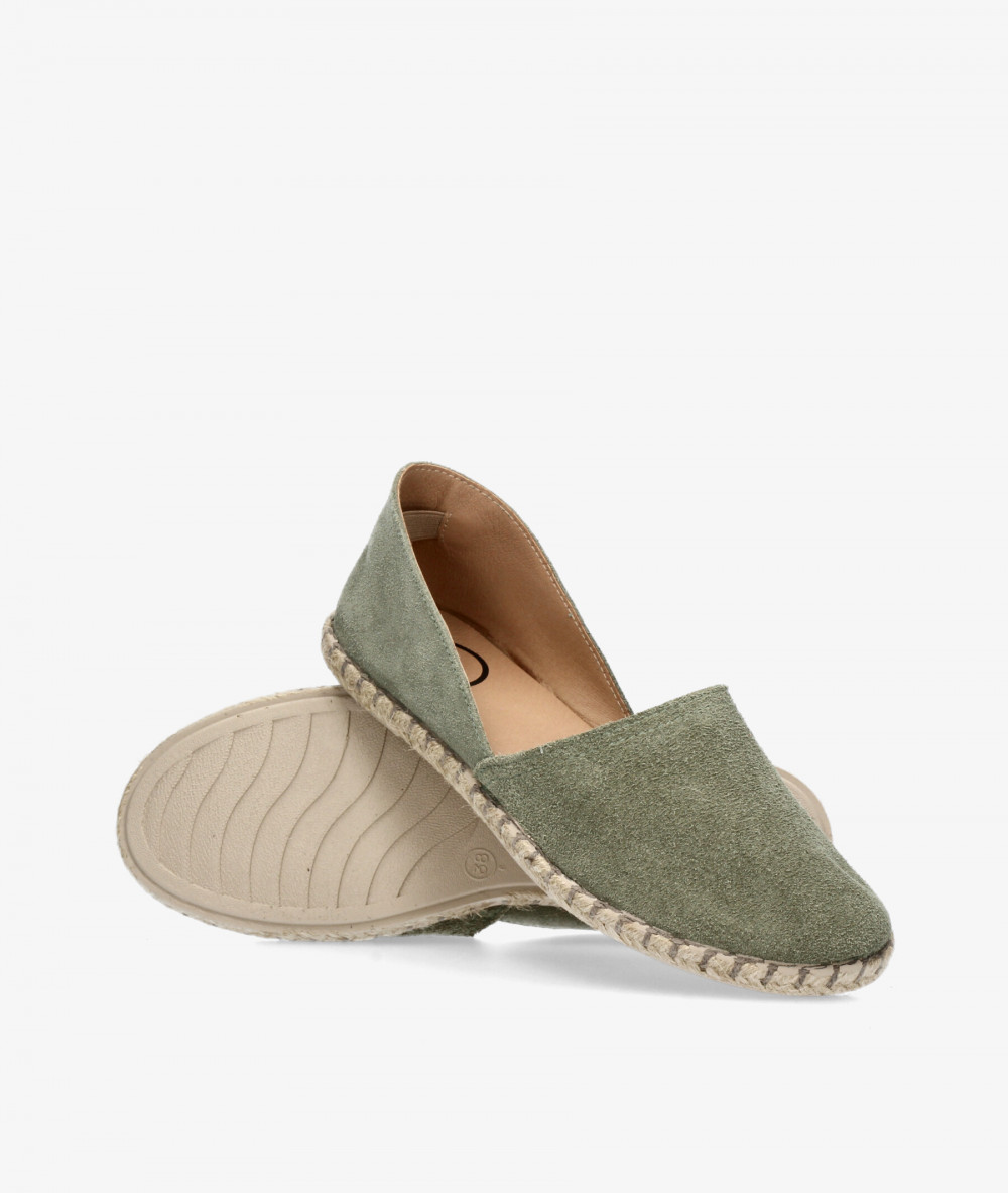Alpargatas Myers  OC-9 en serraje kaki
