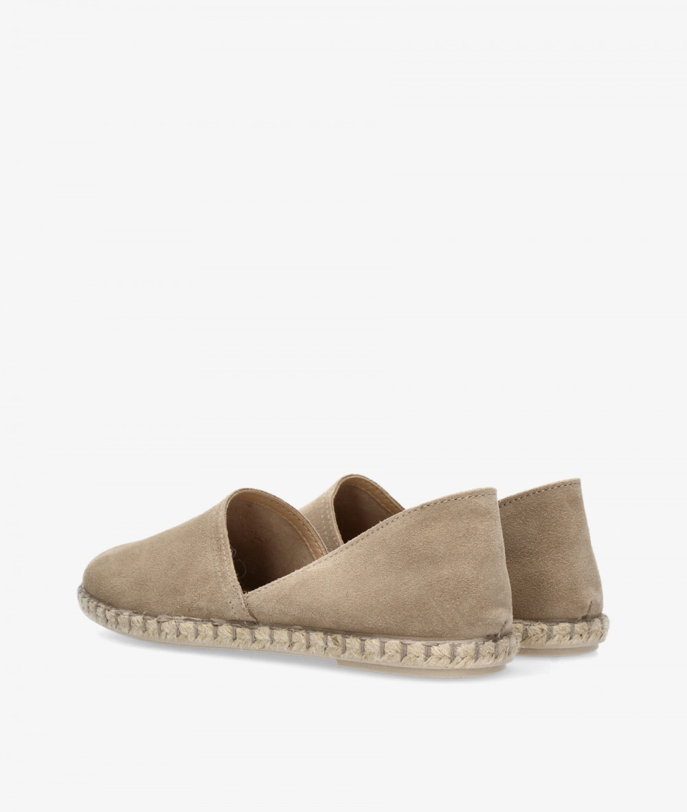 Alpargatas Myers  OC-9 en serraje taupe