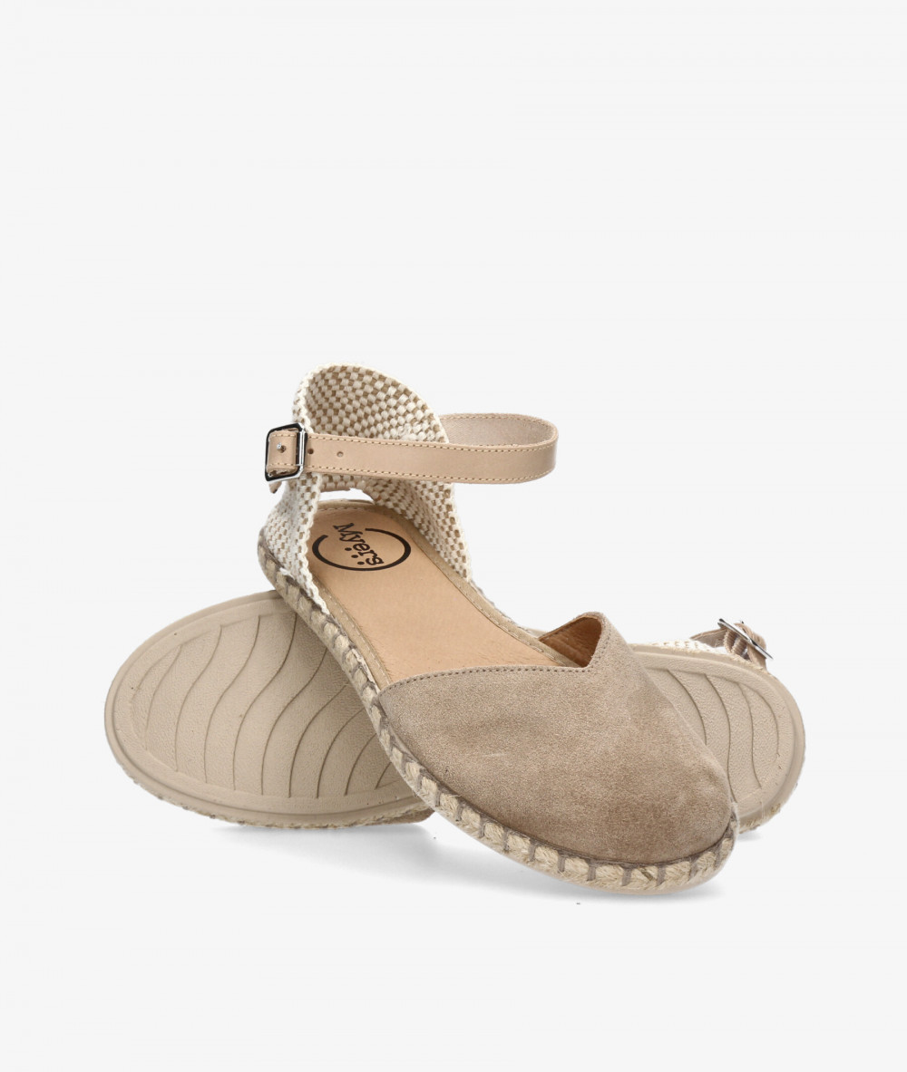 Alpargatas Myers  OC-5 en serraje taupe