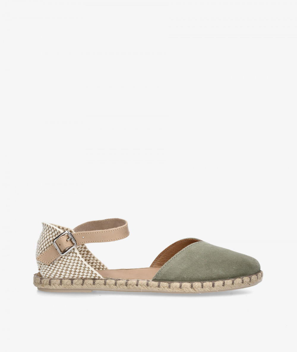 Alpargatas Myers  OC-5 en serraje kaki