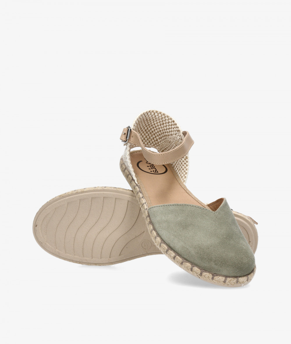 Alpargatas Myers  OC-5 en serraje kaki