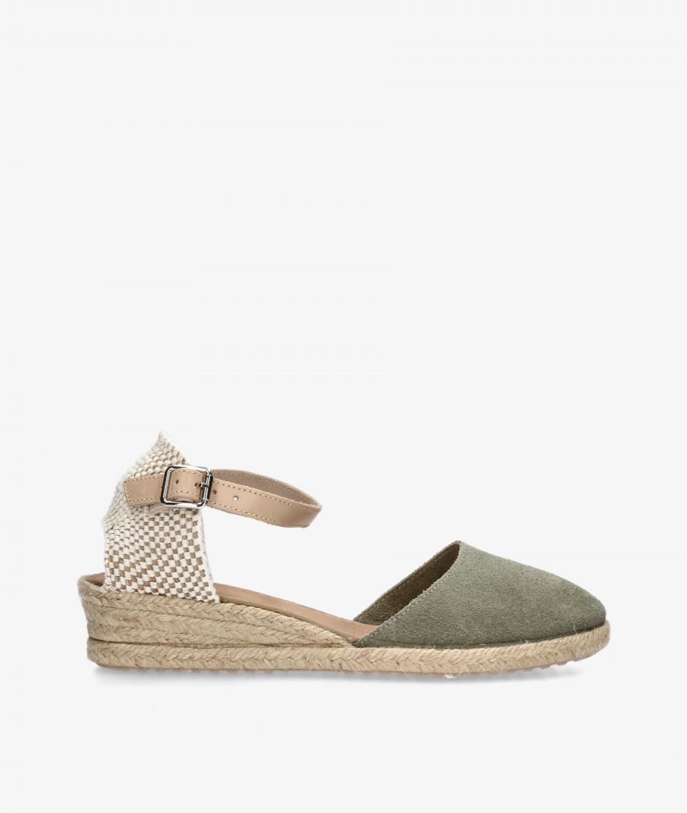 Alpargatas Myers  OC-1 en serraje kaki