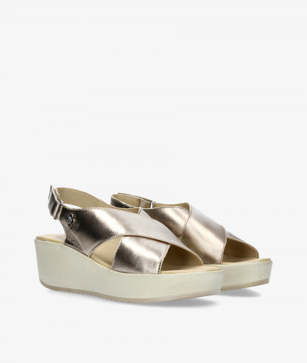 Sandalias St. Gallen  JULIE 01 en oro