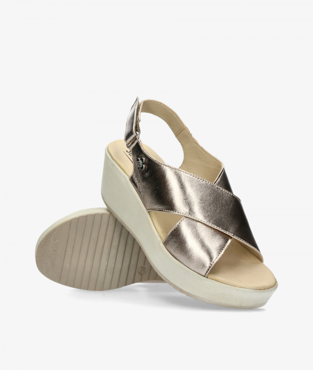 Sandalias St. Gallen  JULIE 01 en oro