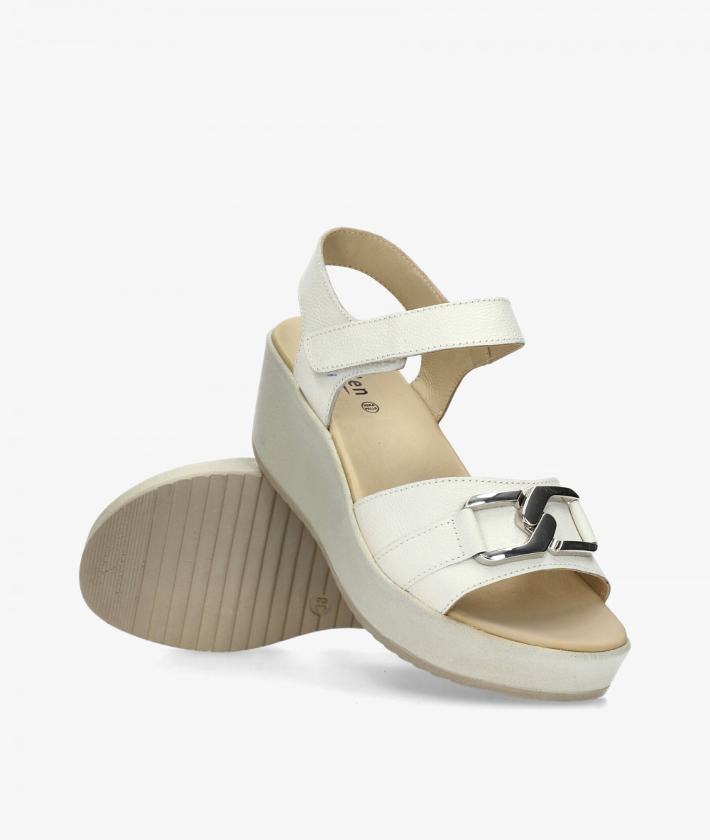 Sandalias St. Gallen  JULIE 02 en blanco