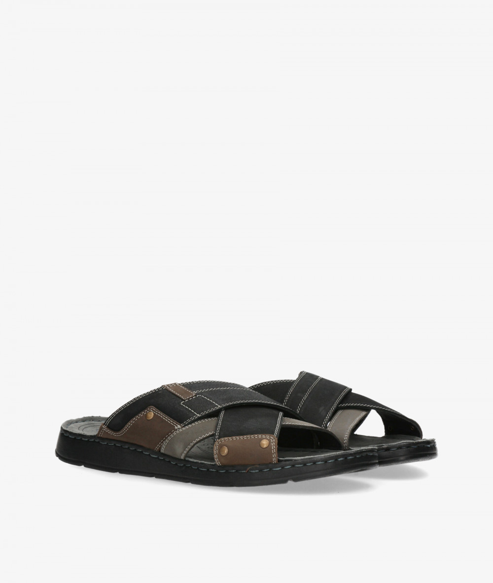Sandalias St. Gallen  GARMONEGRO  en negro