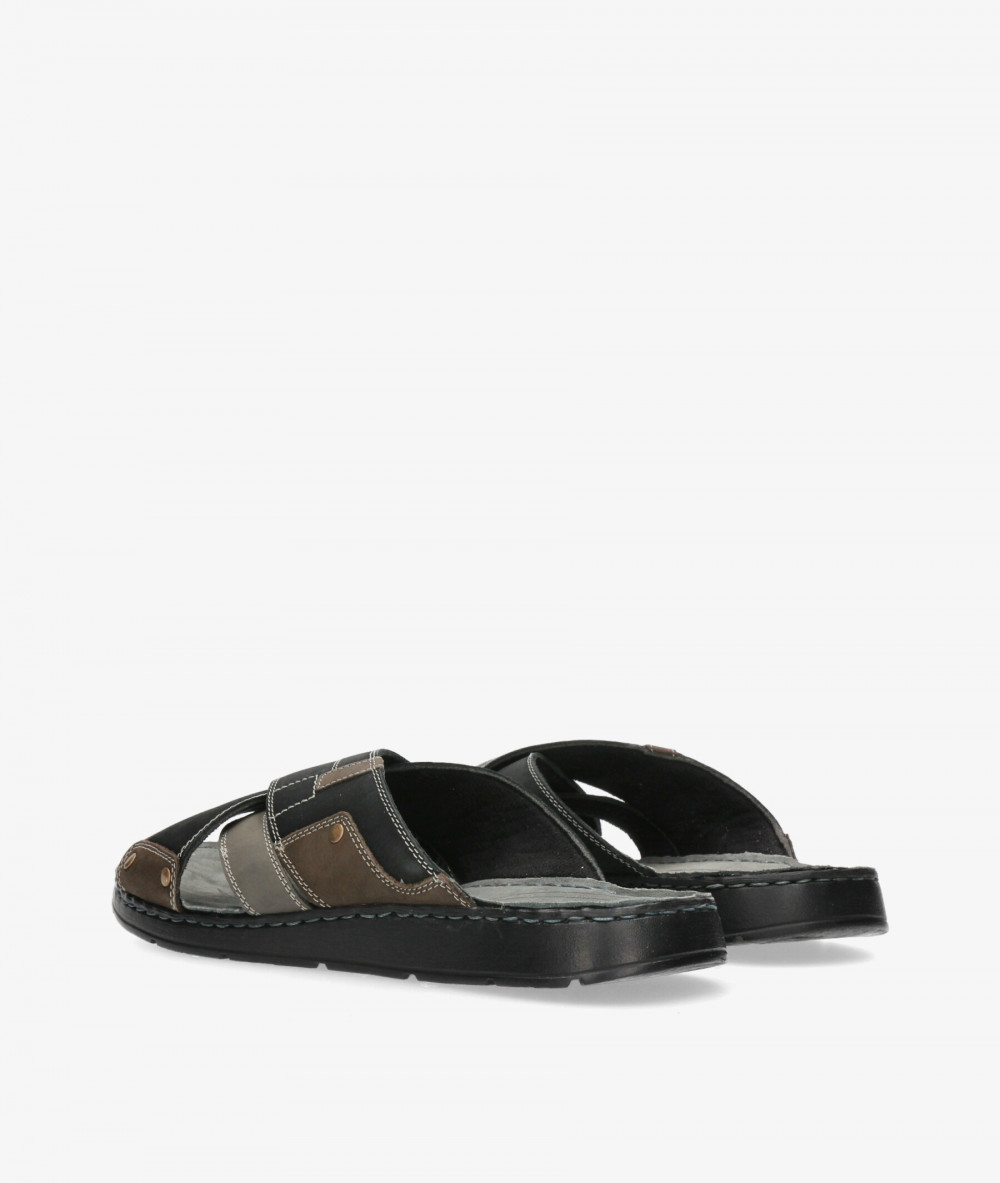 Sandalias St. Gallen  GARMONEGRO  en negro