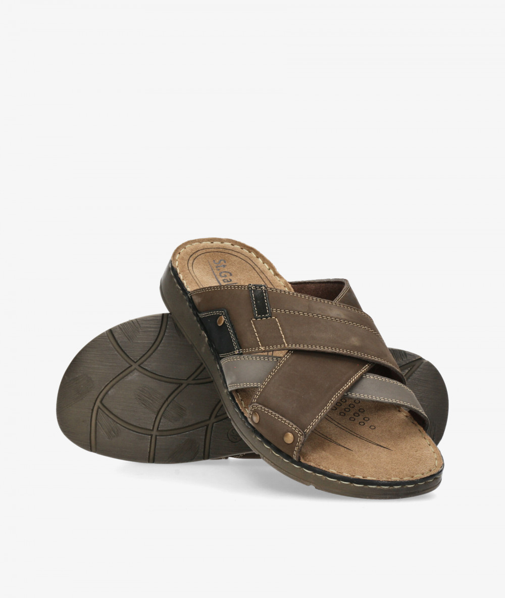 Sandalias St. Gallen  GARMONEGRO  en marrón