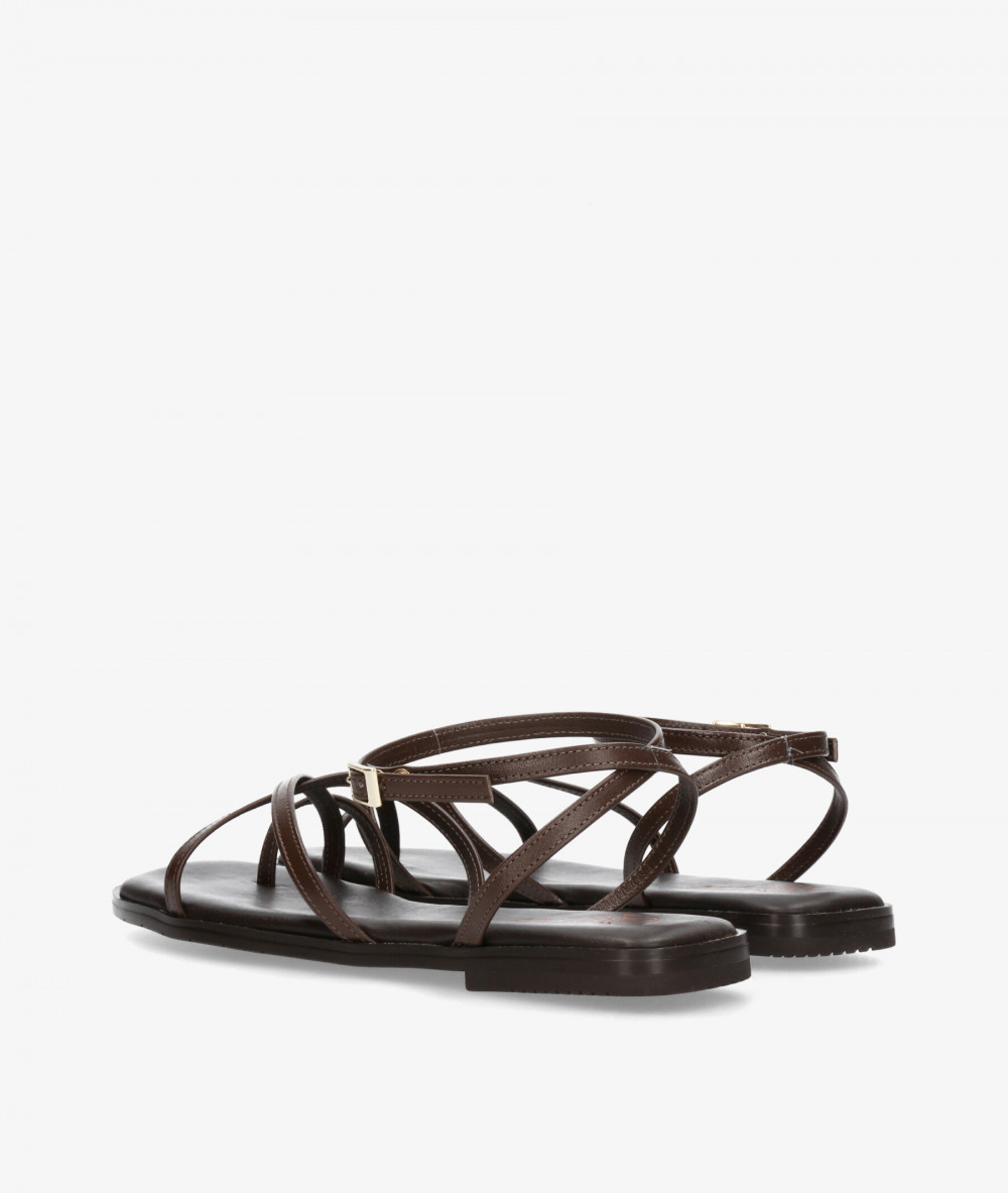 Sandalias Porronet  3222 en marrón