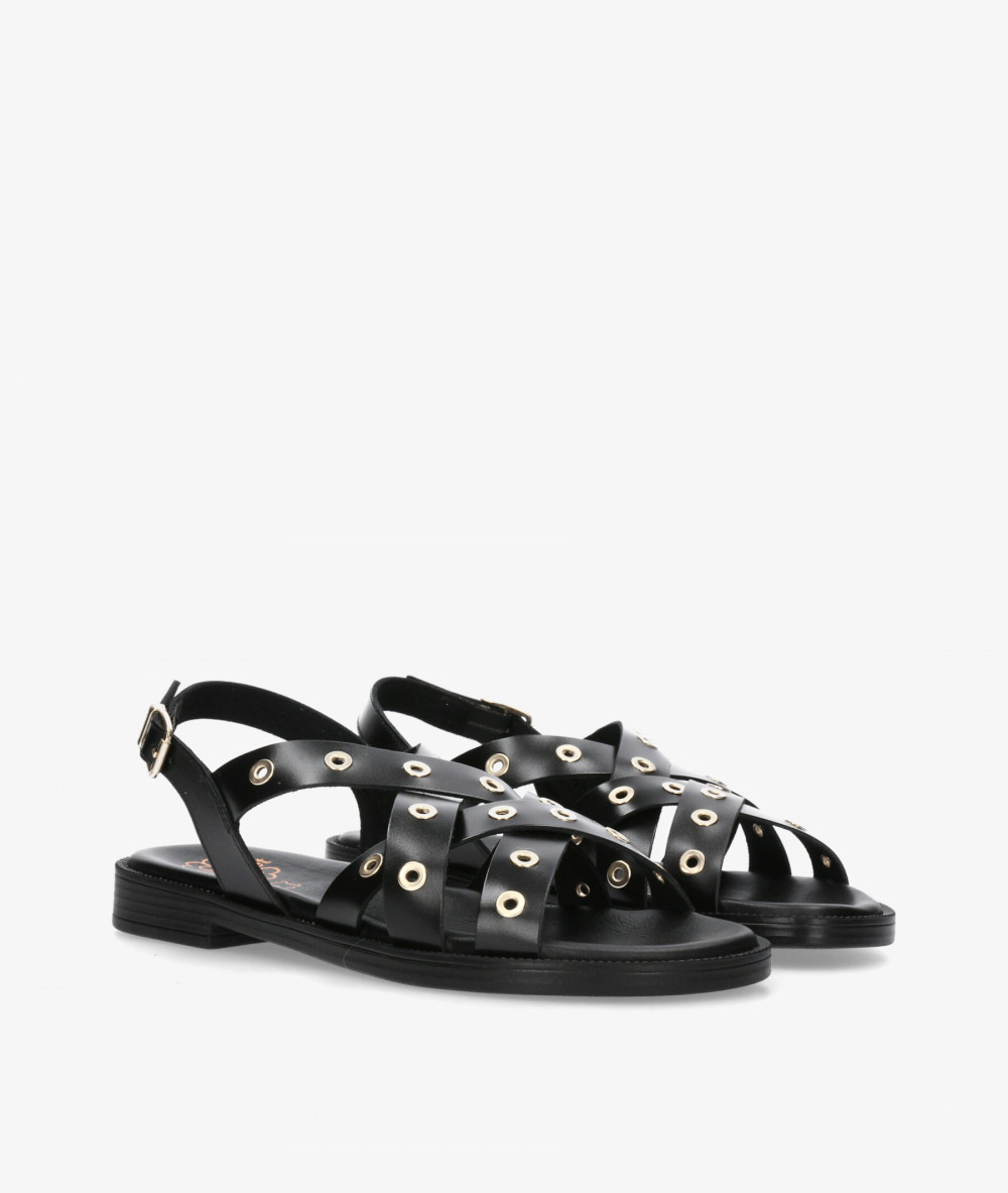 Sandalias Porronet  3234 en negro