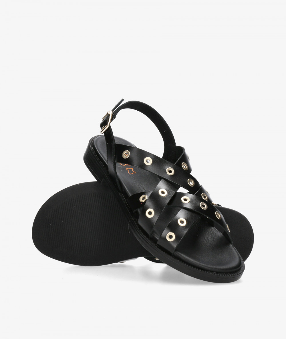 Sandalias Porronet  3234 en negro