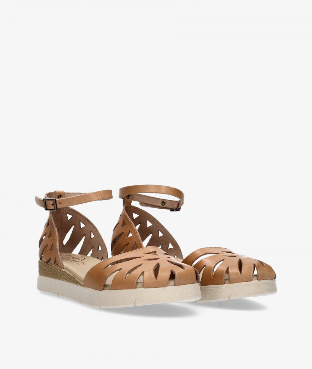 Zapatos planos Porronet 3276 en topo