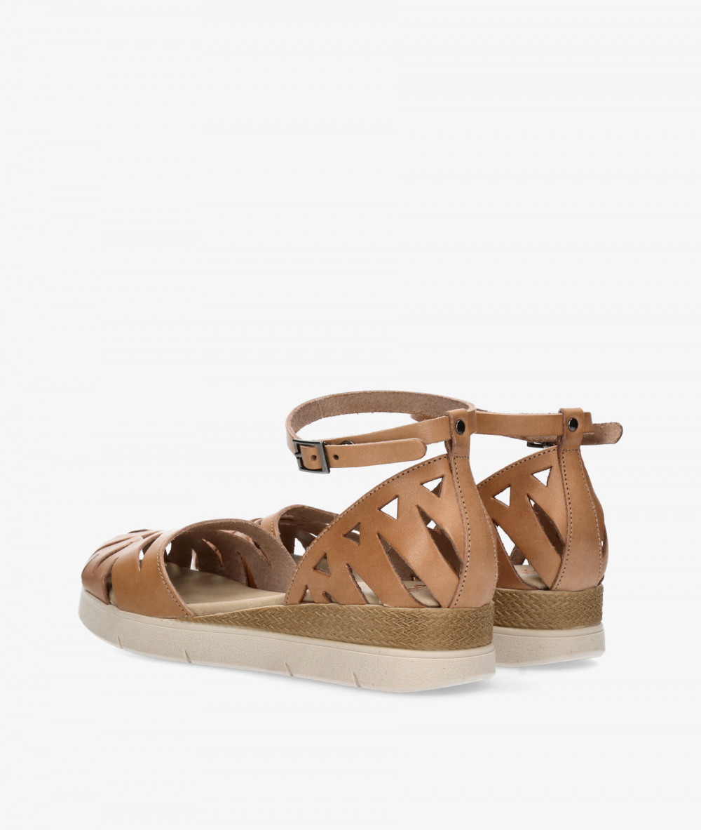 Zapatos planos Porronet 3276 en topo
