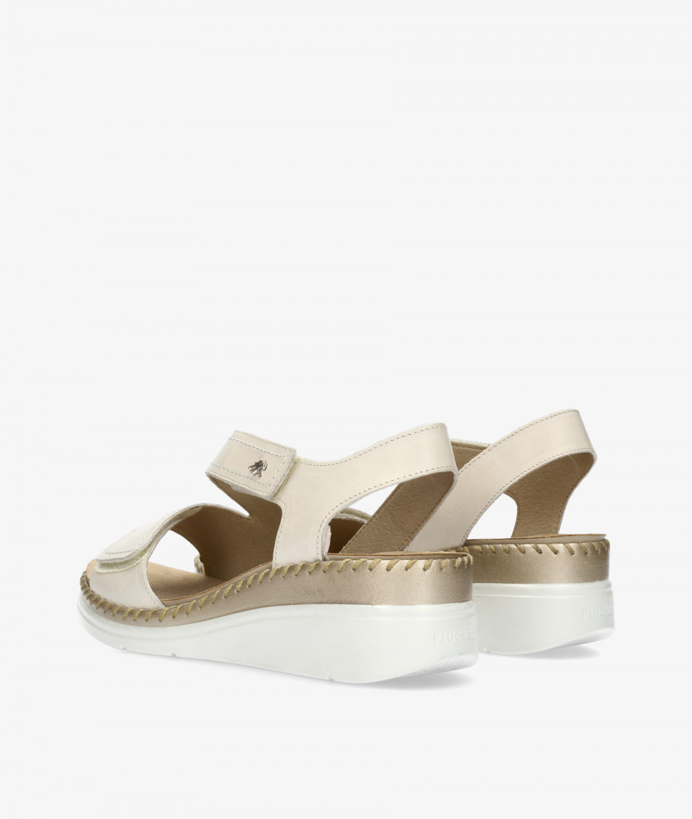 Sandalias Fluchos  F2137 en hueso
