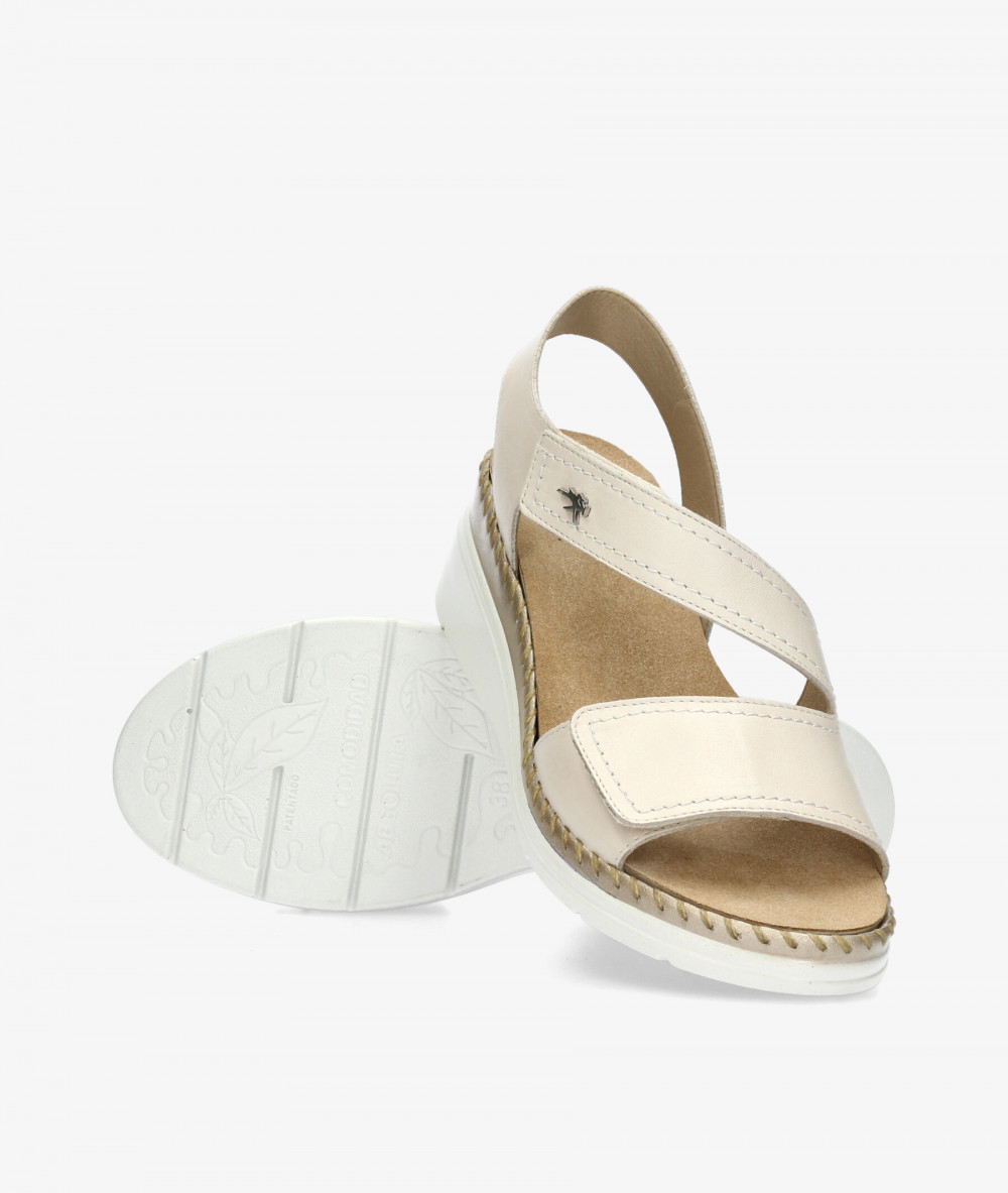 Sandalias Fluchos  F2137 en hueso