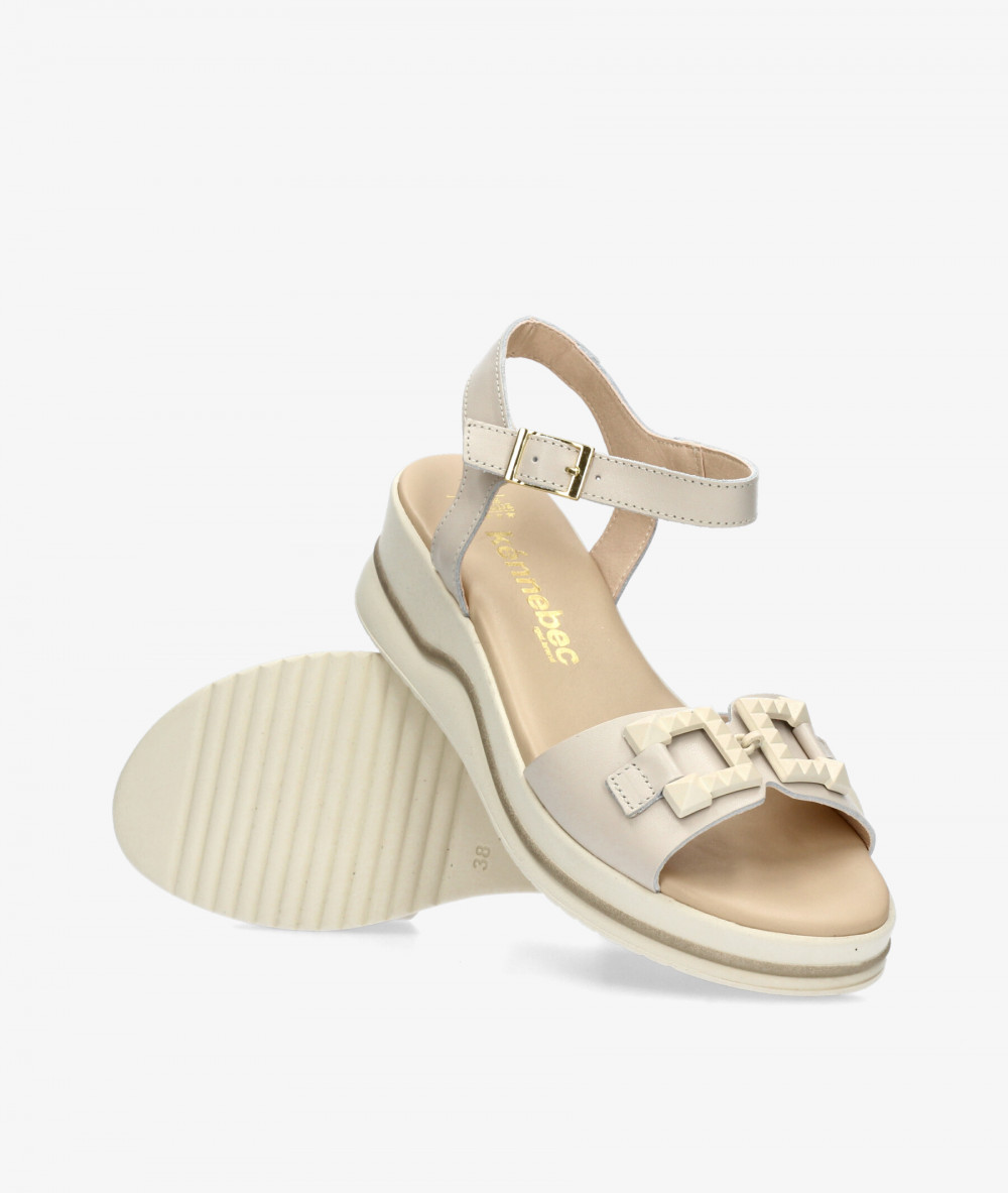 Sandalias Kénnebec  1008 en hueso
