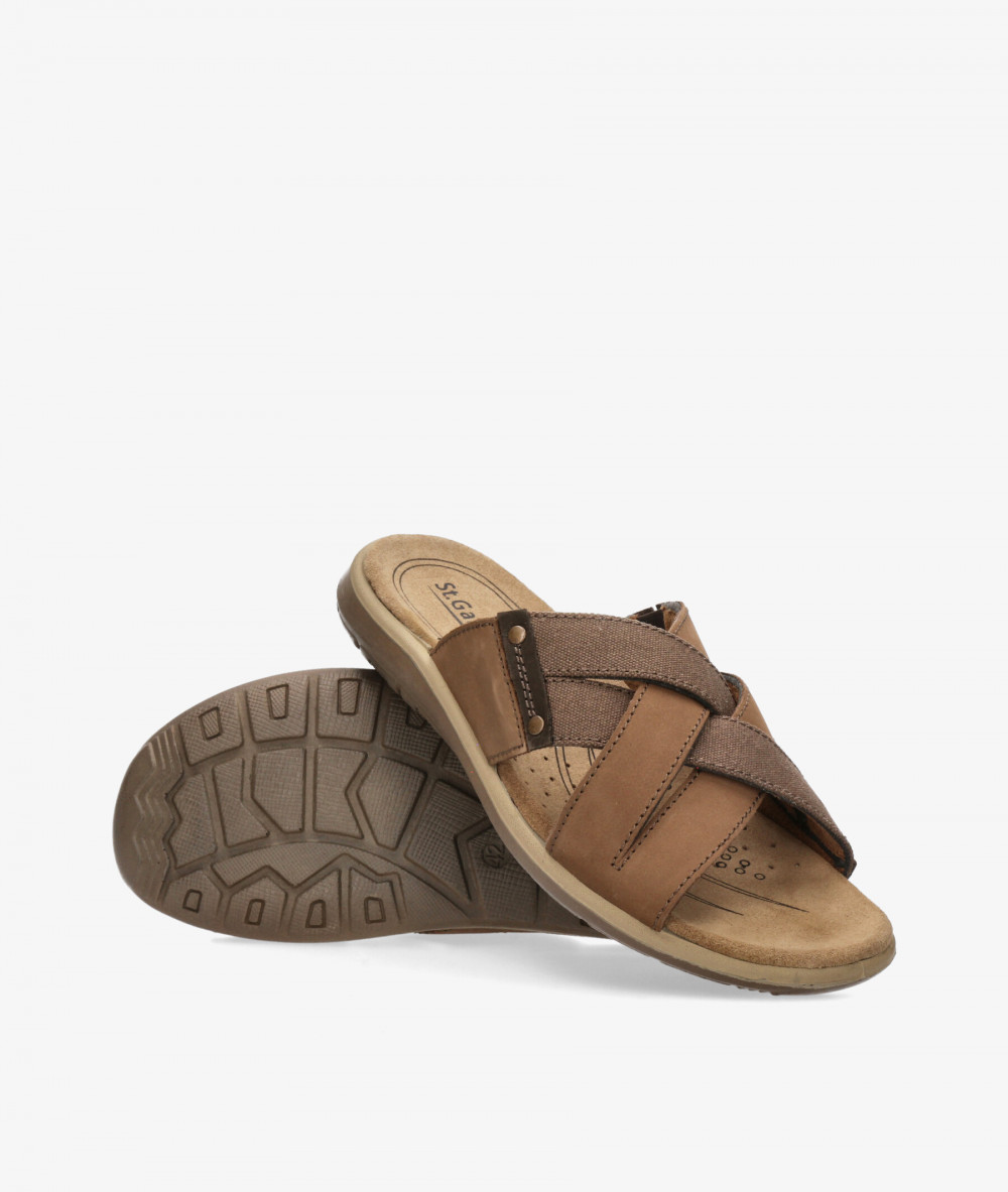 Sandalias St. Gallen  PELOPIN en cuero