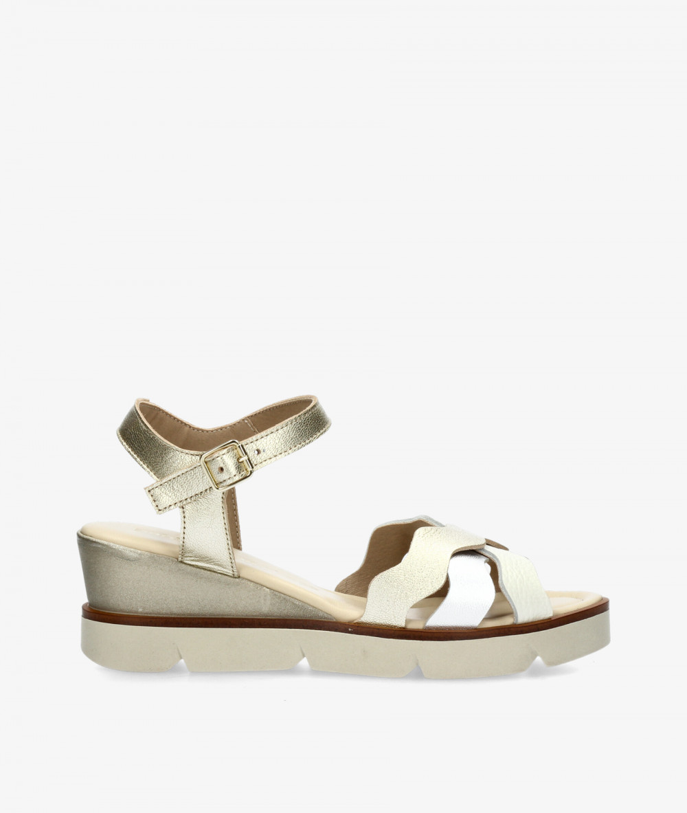 Sandalias pabloochoa.shoes  40011 en platino