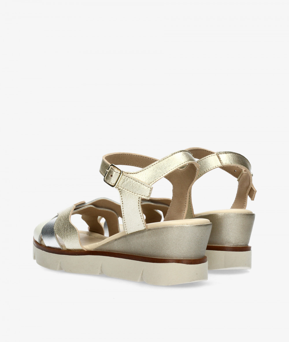 Sandalias pabloochoa.shoes  40011 en platino