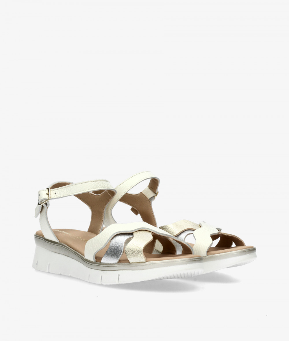 Sandalias pabloochoa.shoes  35020 en hueso