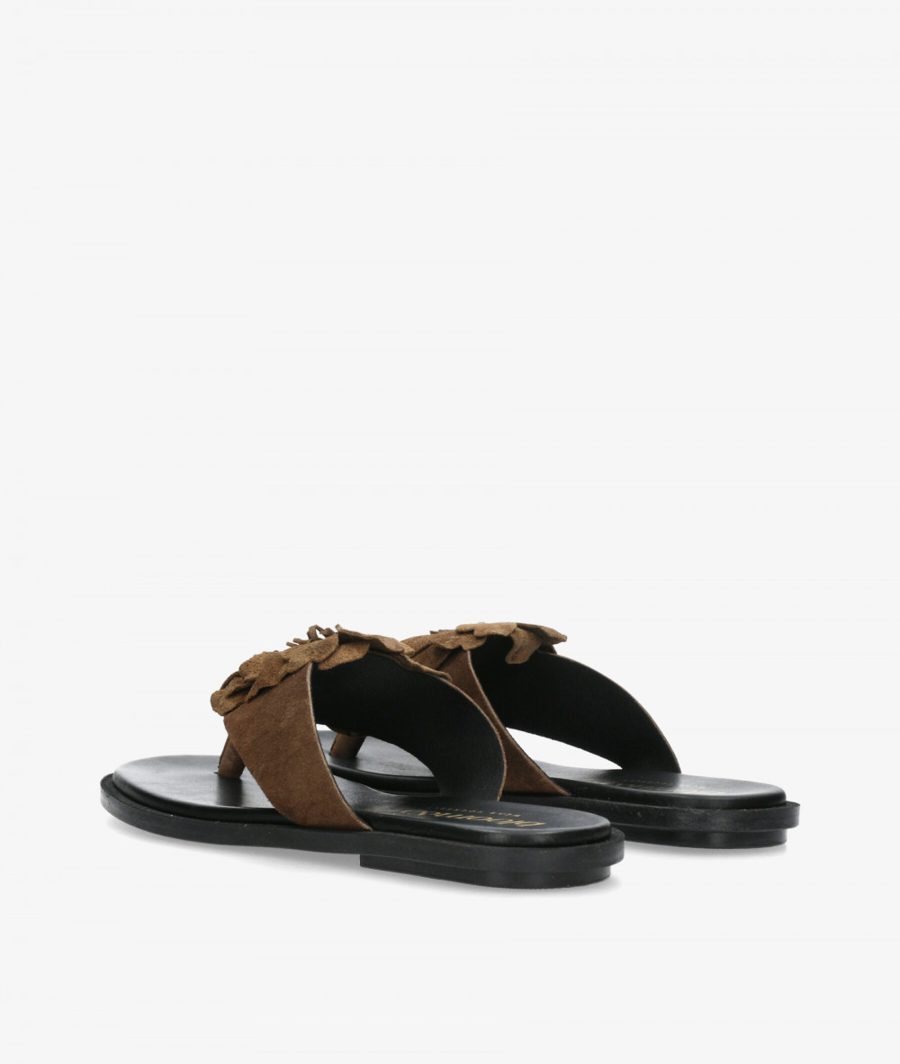 Sandalias bloom&you  FIORELLA en serraje marrón